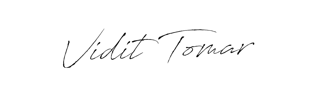 Similarly Antro_Vectra is the best handwritten signature design. Signature creator online .You can use it as an online autograph creator for name Vidit Tomar. Vidit Tomar signature style 6 images and pictures png