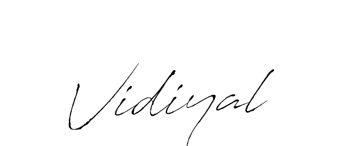 Use a signature maker to create a handwritten signature online. With this signature software, you can design (Antro_Vectra) your own signature for name Vidiyal. Vidiyal signature style 6 images and pictures png