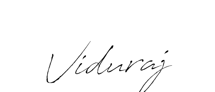 Use a signature maker to create a handwritten signature online. With this signature software, you can design (Antro_Vectra) your own signature for name Viduraj. Viduraj signature style 6 images and pictures png