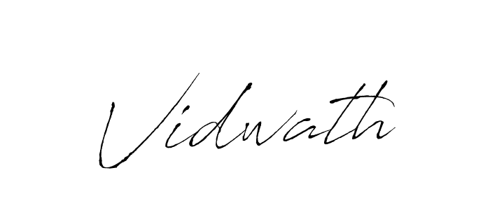 The best way (Antro_Vectra) to make a short signature is to pick only two or three words in your name. The name Vidwath include a total of six letters. For converting this name. Vidwath signature style 6 images and pictures png