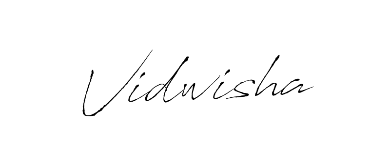 Vidwisha stylish signature style. Best Handwritten Sign (Antro_Vectra) for my name. Handwritten Signature Collection Ideas for my name Vidwisha. Vidwisha signature style 6 images and pictures png