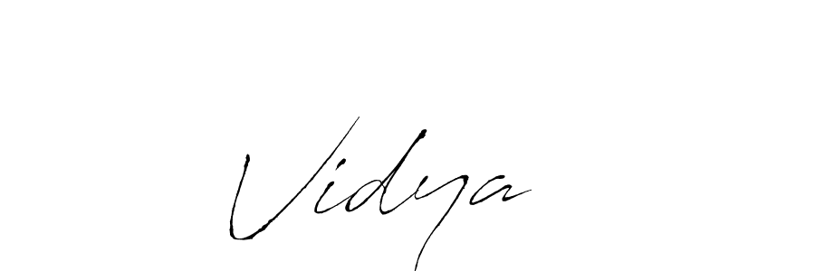 Vidya ♡ stylish signature style. Best Handwritten Sign (Antro_Vectra) for my name. Handwritten Signature Collection Ideas for my name Vidya ♡. Vidya ♡ signature style 6 images and pictures png