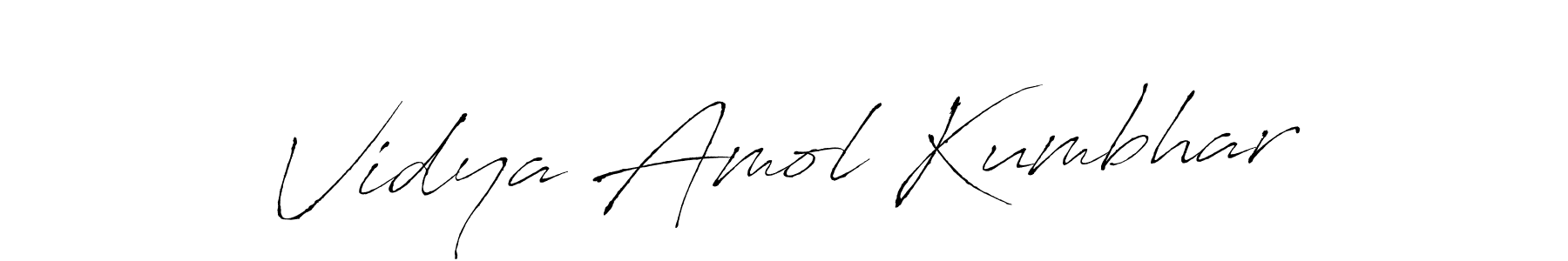 Also we have Vidya Amol Kumbhar name is the best signature style. Create professional handwritten signature collection using Antro_Vectra autograph style. Vidya Amol Kumbhar signature style 6 images and pictures png