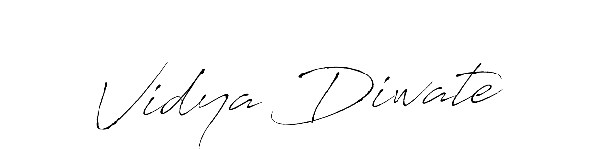 if you are searching for the best signature style for your name Vidya Diwate. so please give up your signature search. here we have designed multiple signature styles  using Antro_Vectra. Vidya Diwate signature style 6 images and pictures png