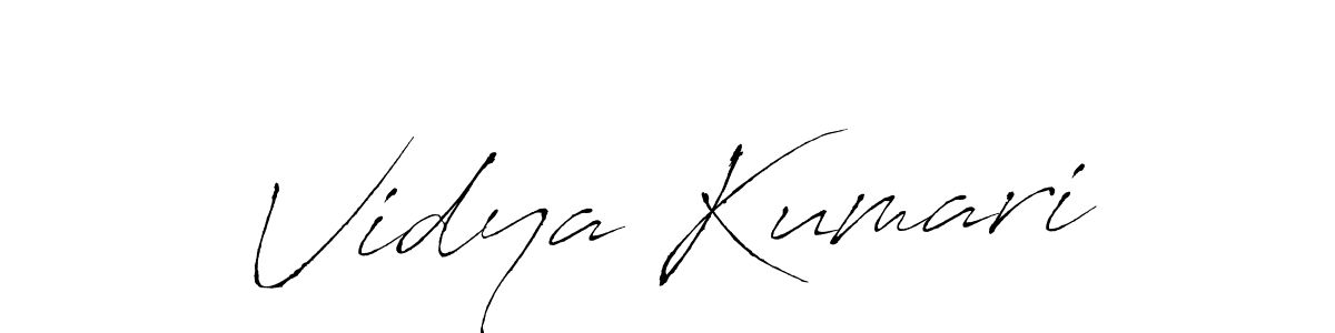 It looks lik you need a new signature style for name Vidya Kumari. Design unique handwritten (Antro_Vectra) signature with our free signature maker in just a few clicks. Vidya Kumari signature style 6 images and pictures png