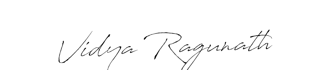 Also we have Vidya Ragunath name is the best signature style. Create professional handwritten signature collection using Antro_Vectra autograph style. Vidya Ragunath signature style 6 images and pictures png