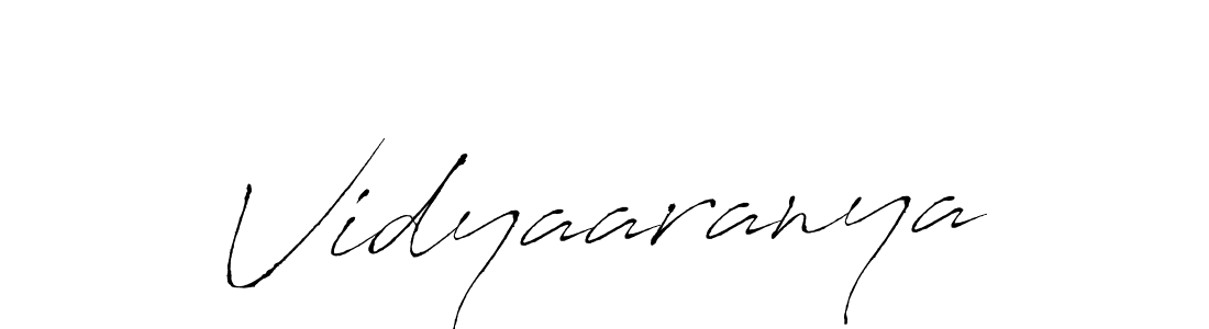 How to make Vidyaaranya name signature. Use Antro_Vectra style for creating short signs online. This is the latest handwritten sign. Vidyaaranya signature style 6 images and pictures png