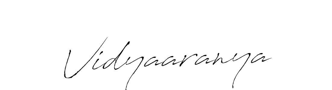 Use a signature maker to create a handwritten signature online. With this signature software, you can design (Antro_Vectra) your own signature for name Vidyaaranya. Vidyaaranya signature style 6 images and pictures png