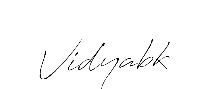 How to make Vidyabk name signature. Use Antro_Vectra style for creating short signs online. This is the latest handwritten sign. Vidyabk signature style 6 images and pictures png