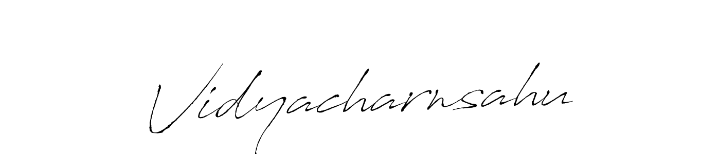 Use a signature maker to create a handwritten signature online. With this signature software, you can design (Antro_Vectra) your own signature for name Vidyacharnsahu. Vidyacharnsahu signature style 6 images and pictures png