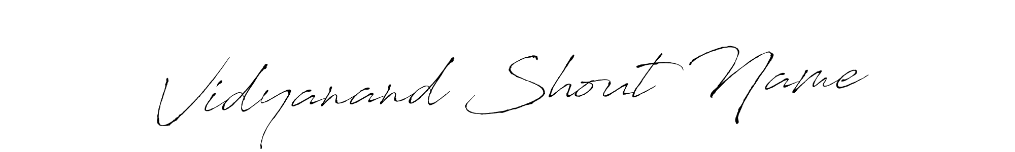Use a signature maker to create a handwritten signature online. With this signature software, you can design (Antro_Vectra) your own signature for name Vidyanand Shout Name. Vidyanand Shout Name signature style 6 images and pictures png
