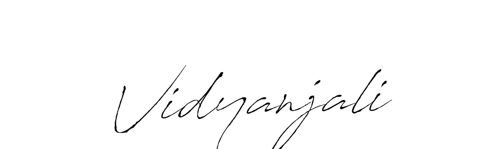 Similarly Antro_Vectra is the best handwritten signature design. Signature creator online .You can use it as an online autograph creator for name Vidyanjali. Vidyanjali signature style 6 images and pictures png