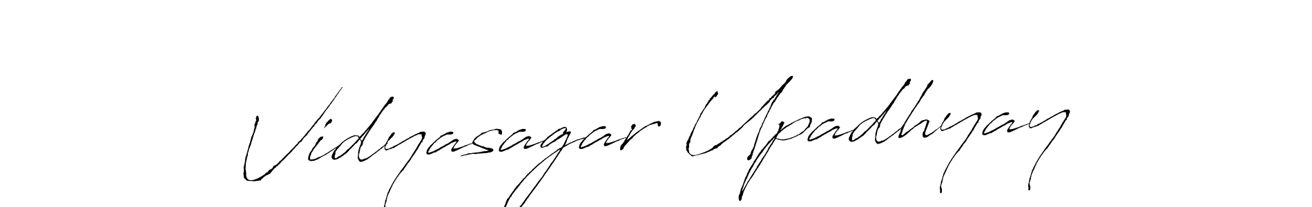 The best way (Antro_Vectra) to make a short signature is to pick only two or three words in your name. The name Vidyasagar Upadhyay include a total of six letters. For converting this name. Vidyasagar Upadhyay signature style 6 images and pictures png