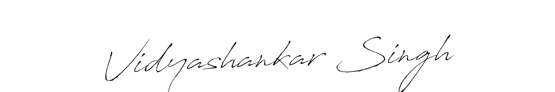 The best way (Antro_Vectra) to make a short signature is to pick only two or three words in your name. The name Vidyashankar Singh include a total of six letters. For converting this name. Vidyashankar Singh signature style 6 images and pictures png