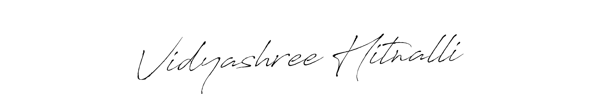 It looks lik you need a new signature style for name Vidyashree Hitnalli. Design unique handwritten (Antro_Vectra) signature with our free signature maker in just a few clicks. Vidyashree Hitnalli signature style 6 images and pictures png