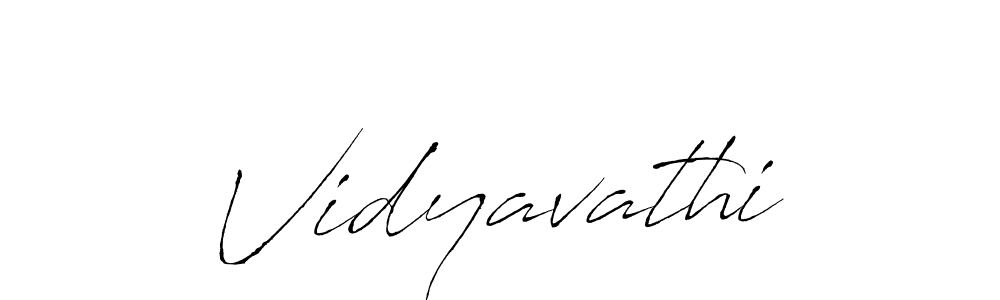 Make a beautiful signature design for name Vidyavathi. With this signature (Antro_Vectra) style, you can create a handwritten signature for free. Vidyavathi signature style 6 images and pictures png