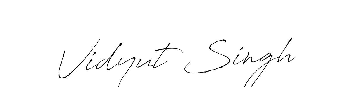 This is the best signature style for the Vidyut Singh name. Also you like these signature font (Antro_Vectra). Mix name signature. Vidyut Singh signature style 6 images and pictures png