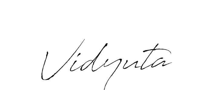 Also You can easily find your signature by using the search form. We will create Vidyuta name handwritten signature images for you free of cost using Antro_Vectra sign style. Vidyuta signature style 6 images and pictures png