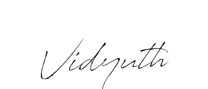 You should practise on your own different ways (Antro_Vectra) to write your name (Vidyuth) in signature. don't let someone else do it for you. Vidyuth signature style 6 images and pictures png