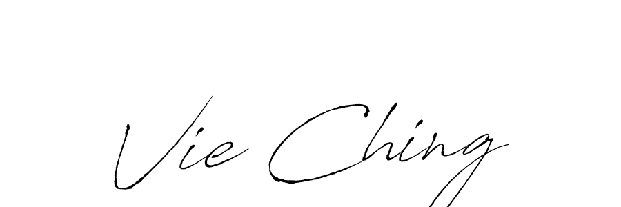 Make a beautiful signature design for name Vie Ching. With this signature (Antro_Vectra) style, you can create a handwritten signature for free. Vie Ching signature style 6 images and pictures png