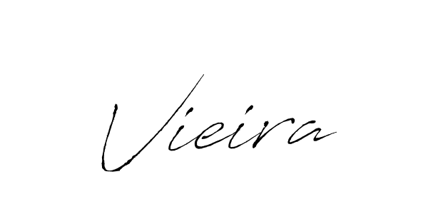 Design your own signature with our free online signature maker. With this signature software, you can create a handwritten (Antro_Vectra) signature for name Vieira. Vieira signature style 6 images and pictures png