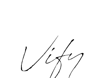 It looks lik you need a new signature style for name Vify. Design unique handwritten (Antro_Vectra) signature with our free signature maker in just a few clicks. Vify signature style 6 images and pictures png