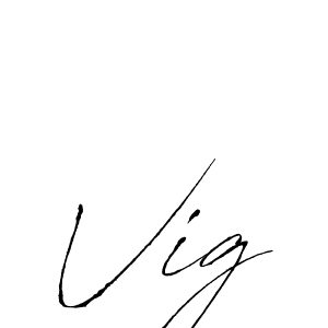Best and Professional Signature Style for Vig. Antro_Vectra Best Signature Style Collection. Vig signature style 6 images and pictures png