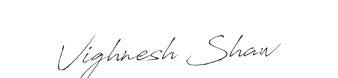 This is the best signature style for the Vighnesh Shaw name. Also you like these signature font (Antro_Vectra). Mix name signature. Vighnesh Shaw signature style 6 images and pictures png