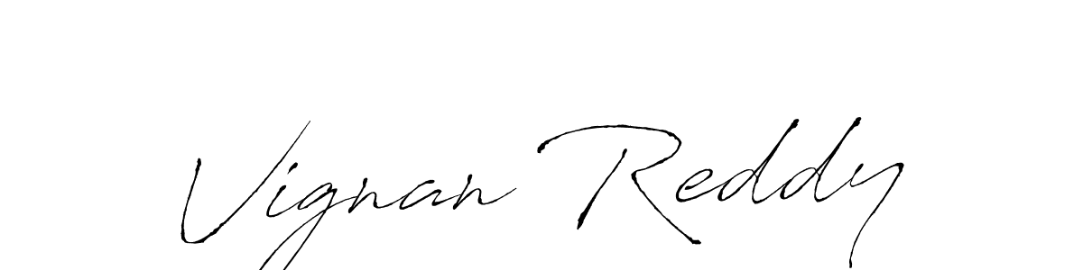 How to make Vignan Reddy signature? Antro_Vectra is a professional autograph style. Create handwritten signature for Vignan Reddy name. Vignan Reddy signature style 6 images and pictures png