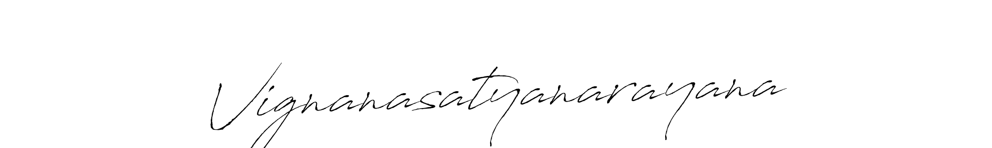 Create a beautiful signature design for name Vignanasatyanarayana. With this signature (Antro_Vectra) fonts, you can make a handwritten signature for free. Vignanasatyanarayana signature style 6 images and pictures png