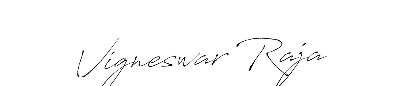 You should practise on your own different ways (Antro_Vectra) to write your name (Vigneswar Raja) in signature. don't let someone else do it for you. Vigneswar Raja signature style 6 images and pictures png