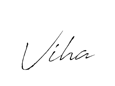 You should practise on your own different ways (Antro_Vectra) to write your name (Viha) in signature. don't let someone else do it for you. Viha signature style 6 images and pictures png