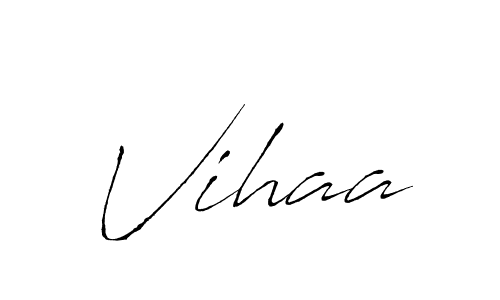 How to Draw Vihaa signature style? Antro_Vectra is a latest design signature styles for name Vihaa. Vihaa signature style 6 images and pictures png