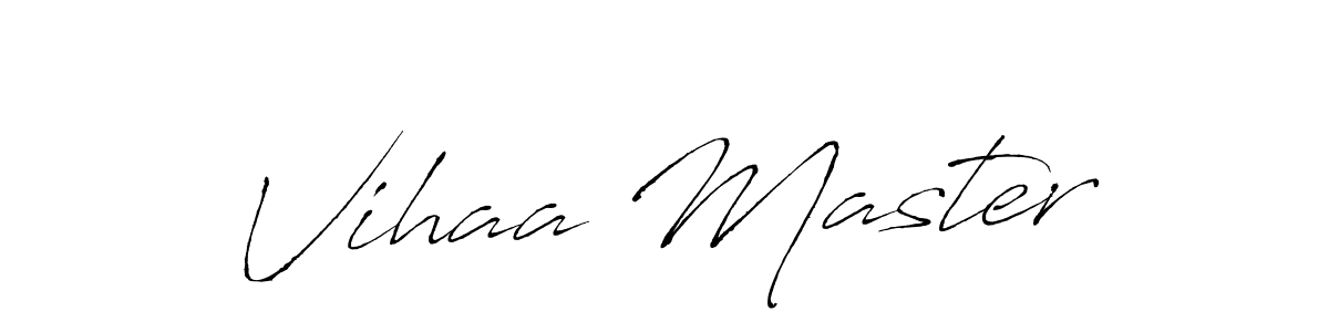 Similarly Antro_Vectra is the best handwritten signature design. Signature creator online .You can use it as an online autograph creator for name Vihaa Master. Vihaa Master signature style 6 images and pictures png