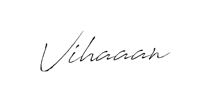How to make Vihaaan name signature. Use Antro_Vectra style for creating short signs online. This is the latest handwritten sign. Vihaaan signature style 6 images and pictures png