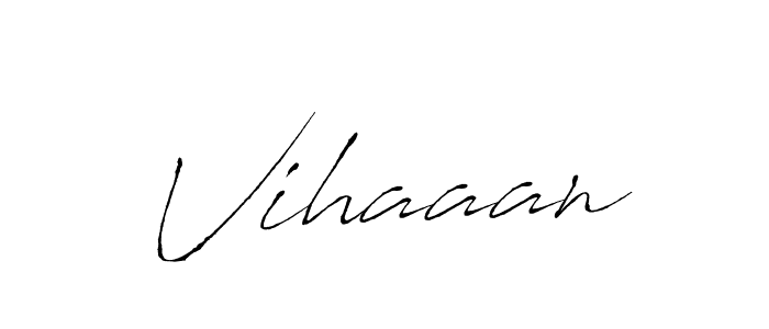 How to make Vihaaan name signature. Use Antro_Vectra style for creating short signs online. This is the latest handwritten sign. Vihaaan signature style 6 images and pictures png