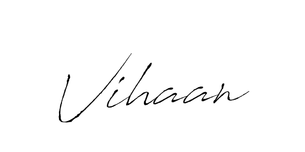 You should practise on your own different ways (Antro_Vectra) to write your name (Vihaan) in signature. don't let someone else do it for you. Vihaan signature style 6 images and pictures png