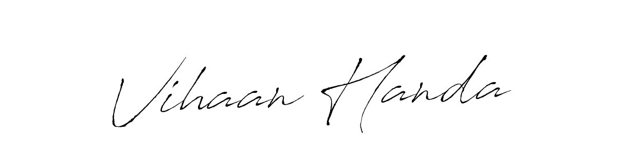 Make a short Vihaan Handa signature style. Manage your documents anywhere anytime using Antro_Vectra. Create and add eSignatures, submit forms, share and send files easily. Vihaan Handa signature style 6 images and pictures png