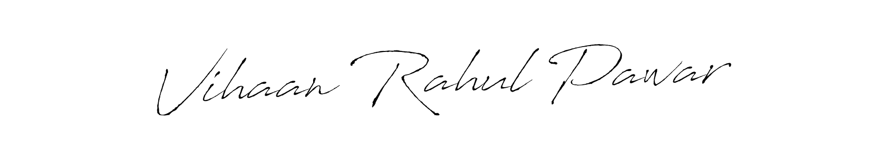 Similarly Antro_Vectra is the best handwritten signature design. Signature creator online .You can use it as an online autograph creator for name Vihaan Rahul Pawar. Vihaan Rahul Pawar signature style 6 images and pictures png