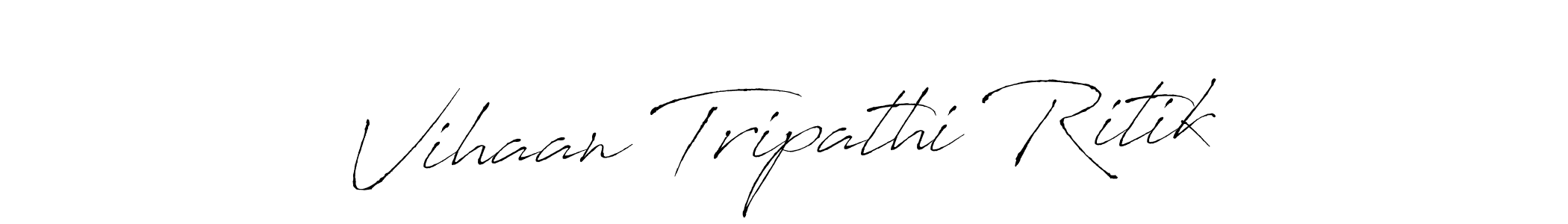 Once you've used our free online signature maker to create your best signature Antro_Vectra style, it's time to enjoy all of the benefits that Vihaan Tripathi Ritik name signing documents. Vihaan Tripathi Ritik signature style 6 images and pictures png