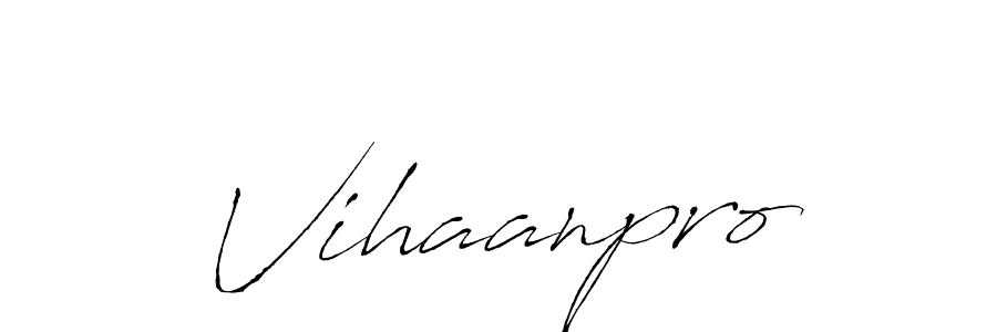 It looks lik you need a new signature style for name Vihaanpro. Design unique handwritten (Antro_Vectra) signature with our free signature maker in just a few clicks. Vihaanpro signature style 6 images and pictures png