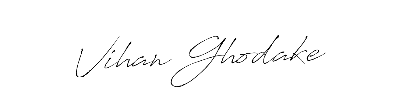 Once you've used our free online signature maker to create your best signature Antro_Vectra style, it's time to enjoy all of the benefits that Vihan Ghodake name signing documents. Vihan Ghodake signature style 6 images and pictures png