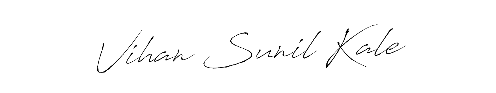 Also You can easily find your signature by using the search form. We will create Vihan Sunil Kale name handwritten signature images for you free of cost using Antro_Vectra sign style. Vihan Sunil Kale signature style 6 images and pictures png