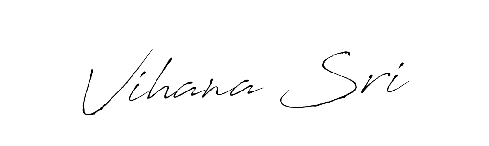 Design your own signature with our free online signature maker. With this signature software, you can create a handwritten (Antro_Vectra) signature for name Vihana Sri. Vihana Sri signature style 6 images and pictures png