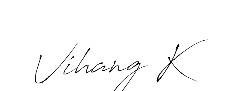 Here are the top 10 professional signature styles for the name Vihang K. These are the best autograph styles you can use for your name. Vihang K signature style 6 images and pictures png