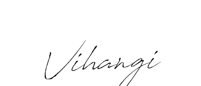 Vihangi stylish signature style. Best Handwritten Sign (Antro_Vectra) for my name. Handwritten Signature Collection Ideas for my name Vihangi. Vihangi signature style 6 images and pictures png