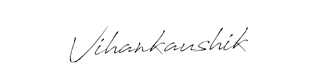 Make a beautiful signature design for name Vihankaushik. Use this online signature maker to create a handwritten signature for free. Vihankaushik signature style 6 images and pictures png