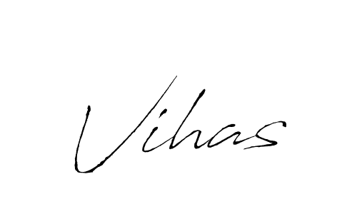 Vihas stylish signature style. Best Handwritten Sign (Antro_Vectra) for my name. Handwritten Signature Collection Ideas for my name Vihas. Vihas signature style 6 images and pictures png