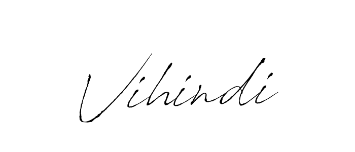 if you are searching for the best signature style for your name Vihindi. so please give up your signature search. here we have designed multiple signature styles  using Antro_Vectra. Vihindi signature style 6 images and pictures png