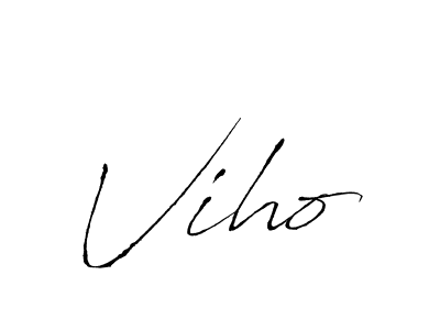 You should practise on your own different ways (Antro_Vectra) to write your name (Viho) in signature. don't let someone else do it for you. Viho signature style 6 images and pictures png